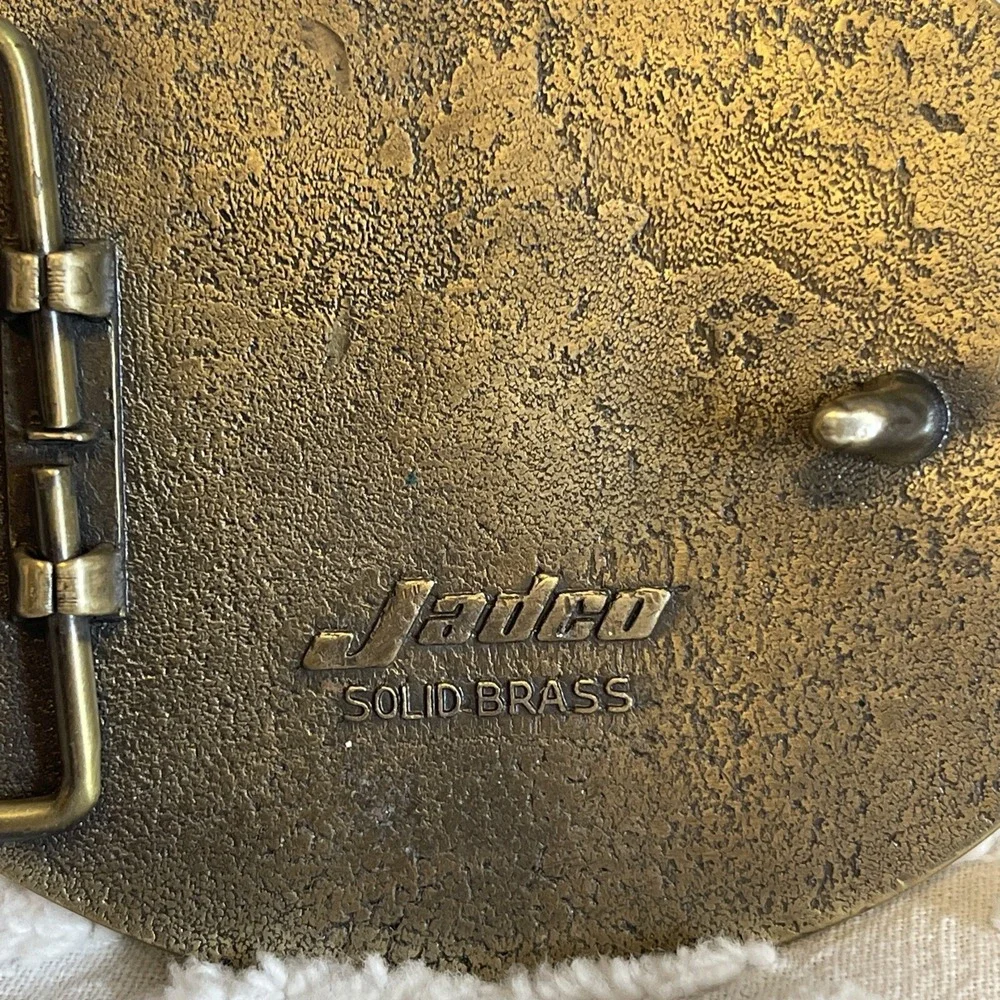 Brass NRA Life Member Second Amendment Guns Belt Buckle Jadco‎ Brass White House